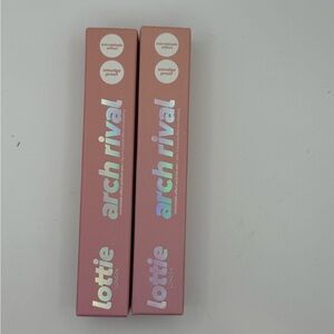 Lottie London Arch Rival Microblade 4 Prong Precision Brow Pen, Warm Brown, 2 Pk